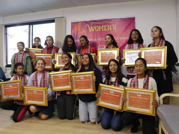 On the occasion of International Women's day, Nebico felt privilege to congratulate, empower and recognize Nepali Junior Female Tennis players